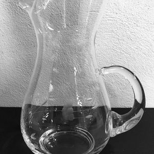 Princess House Heritage Crystal Large Pitcher 10"